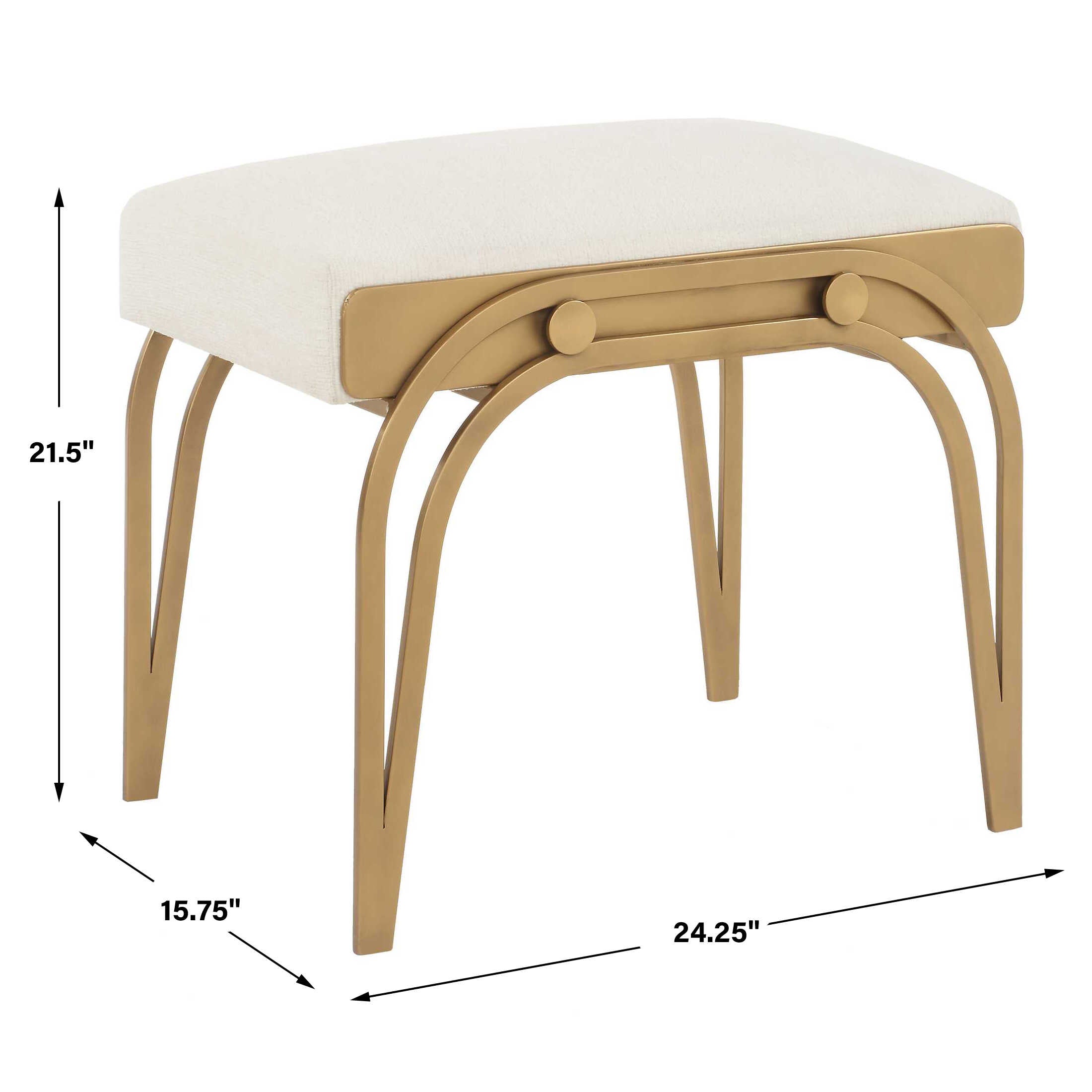 Furnishings Discovery Direct Home Decor Curved Bench