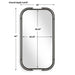 Furnishings Discovery Direct Home Decor Frame in Frame Mirror
