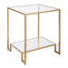 Furnishings Discovery Direct Home Decor Gold Iron Table