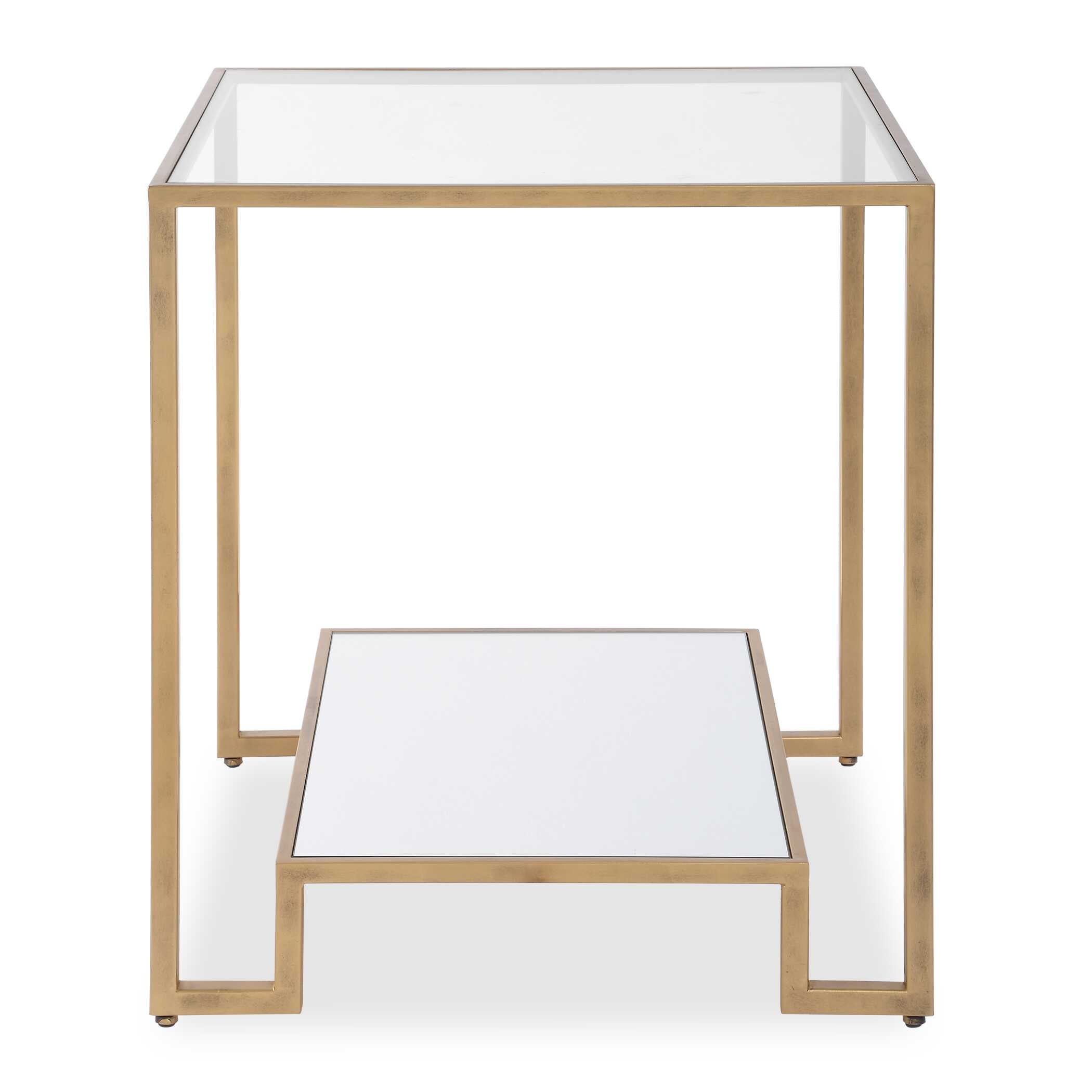 Furnishings Discovery Direct Home Decor Gold Iron Table