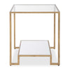 Furnishings Discovery Direct Home Decor Gold Iron Table