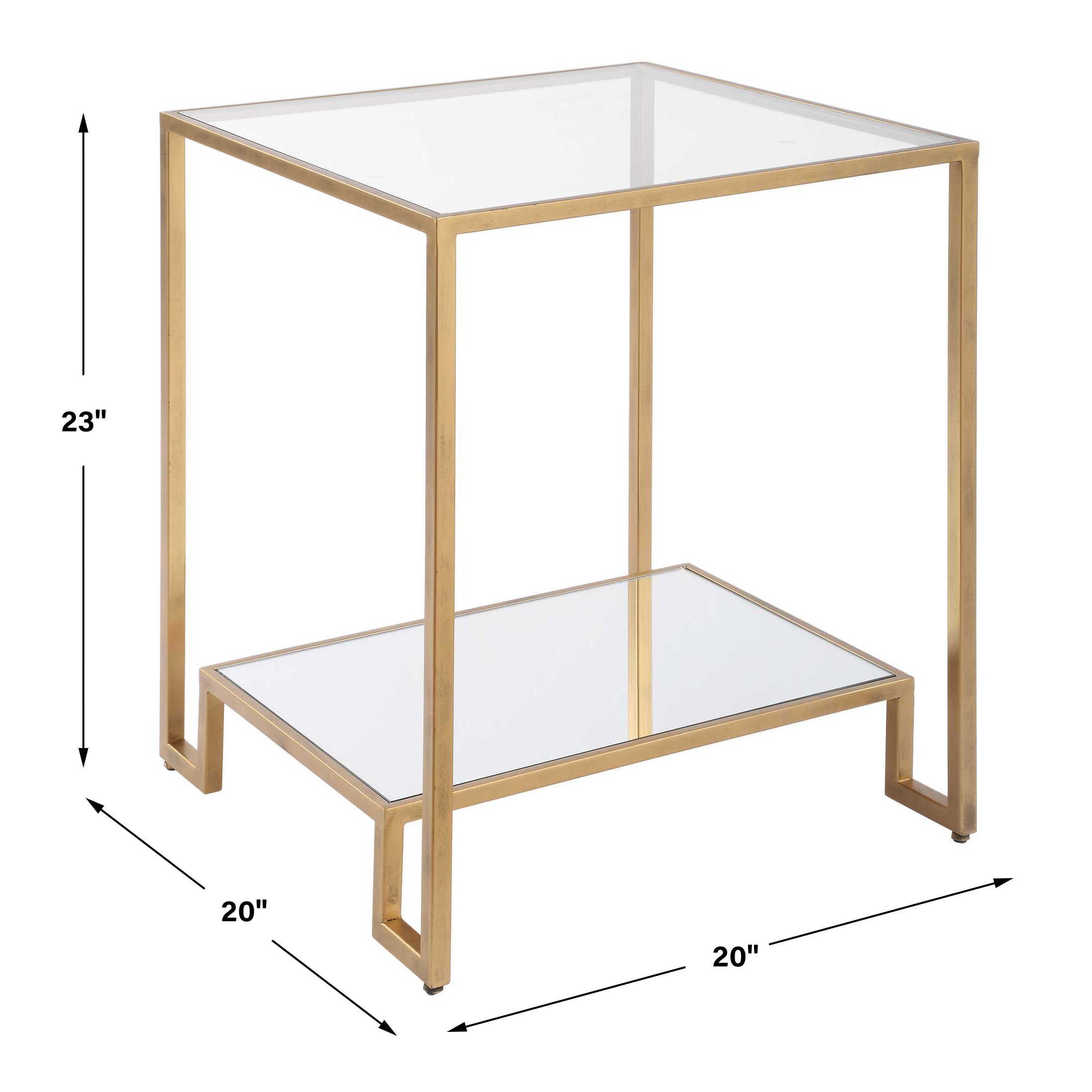 Furnishings Discovery Direct Home Decor Gold Iron Table