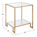 Furnishings Discovery Direct Home Decor Gold Iron Table