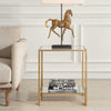 Furnishings Discovery Direct Home Decor Gold Iron Table