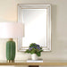 Furnishings Discovery Direct Home Decor Grooved Metallic Mirror