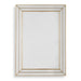 Furnishings Discovery Direct Home Decor Grooved Metallic Mirror