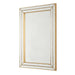 Furnishings Discovery Direct Home Decor Grooved Metallic Mirror