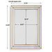 Furnishings Discovery Direct Home Decor Grooved Metallic Mirror