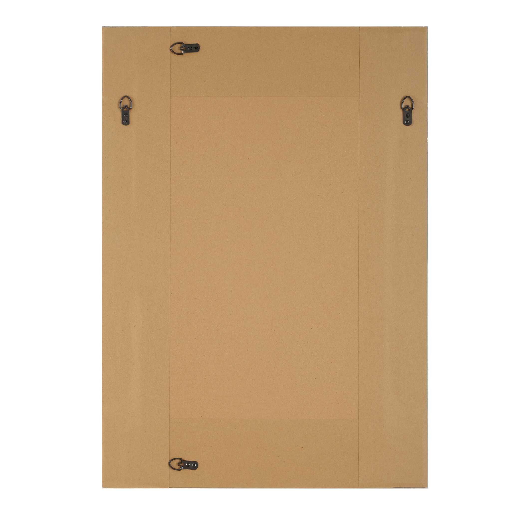 Furnishings Discovery Direct Home Decor Grooved Metallic Mirror