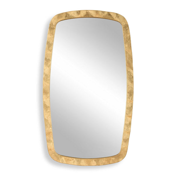 Furnishings Discovery Direct Home Decor Luxe Gold Leaf Mirror