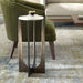 Furnishings Discovery Direct Home Decor Marble and Iron Accent Table