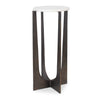 Furnishings Discovery Direct Home Decor Marble and Iron Accent Table