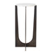 Furnishings Discovery Direct Home Decor Marble and Iron Accent Table