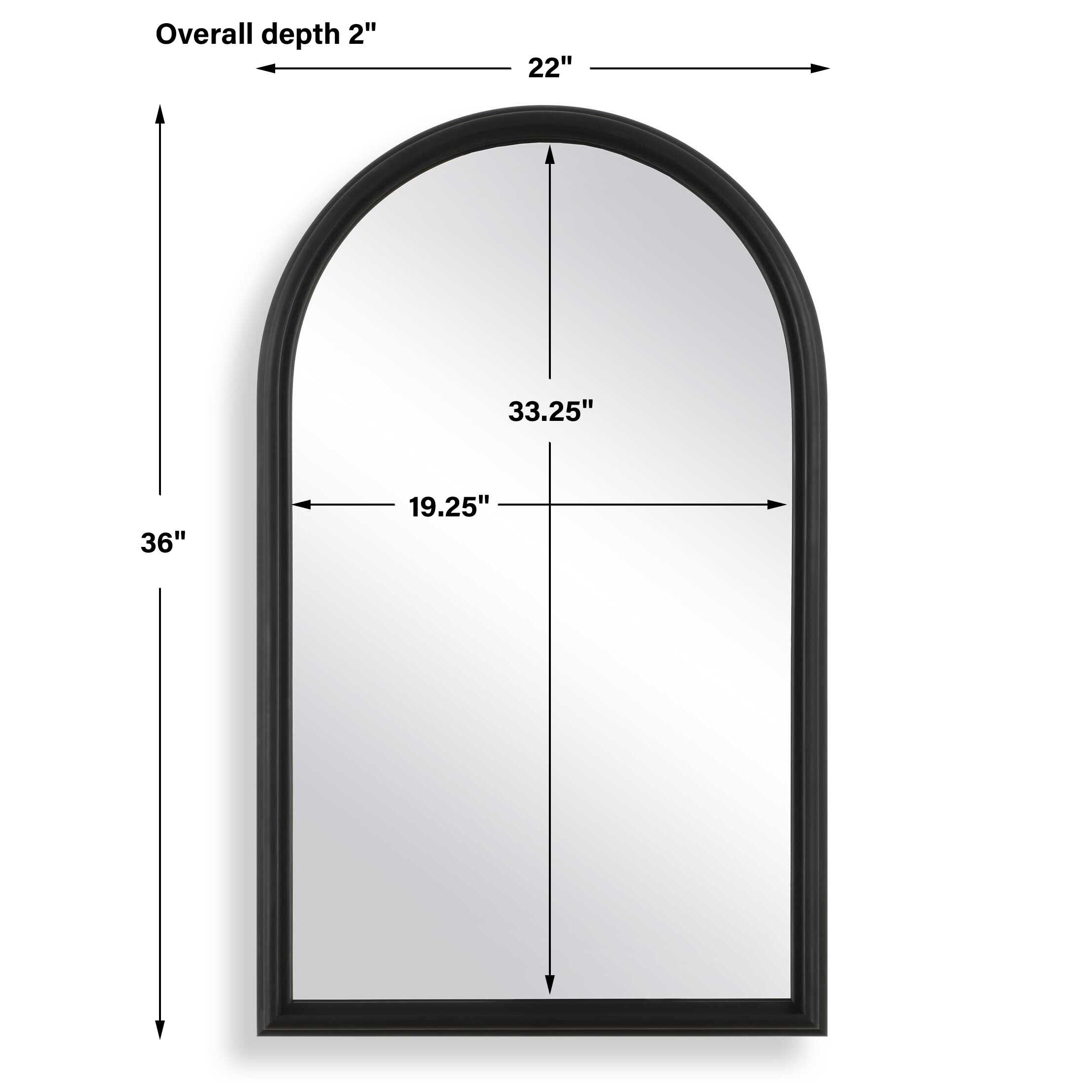 Furnishings Discovery Direct Home Decor Modern Sleek Mirror