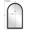 Furnishings Discovery Direct Home Decor Modern Sleek Mirror