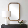 Furnishings Discovery Direct Home Decor Organic Rattan Style Mirror