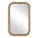 Furnishings Discovery Direct Home Decor Organic Rattan Style Mirror