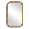 Furnishings Discovery Direct Home Decor Organic Rattan Style Mirror