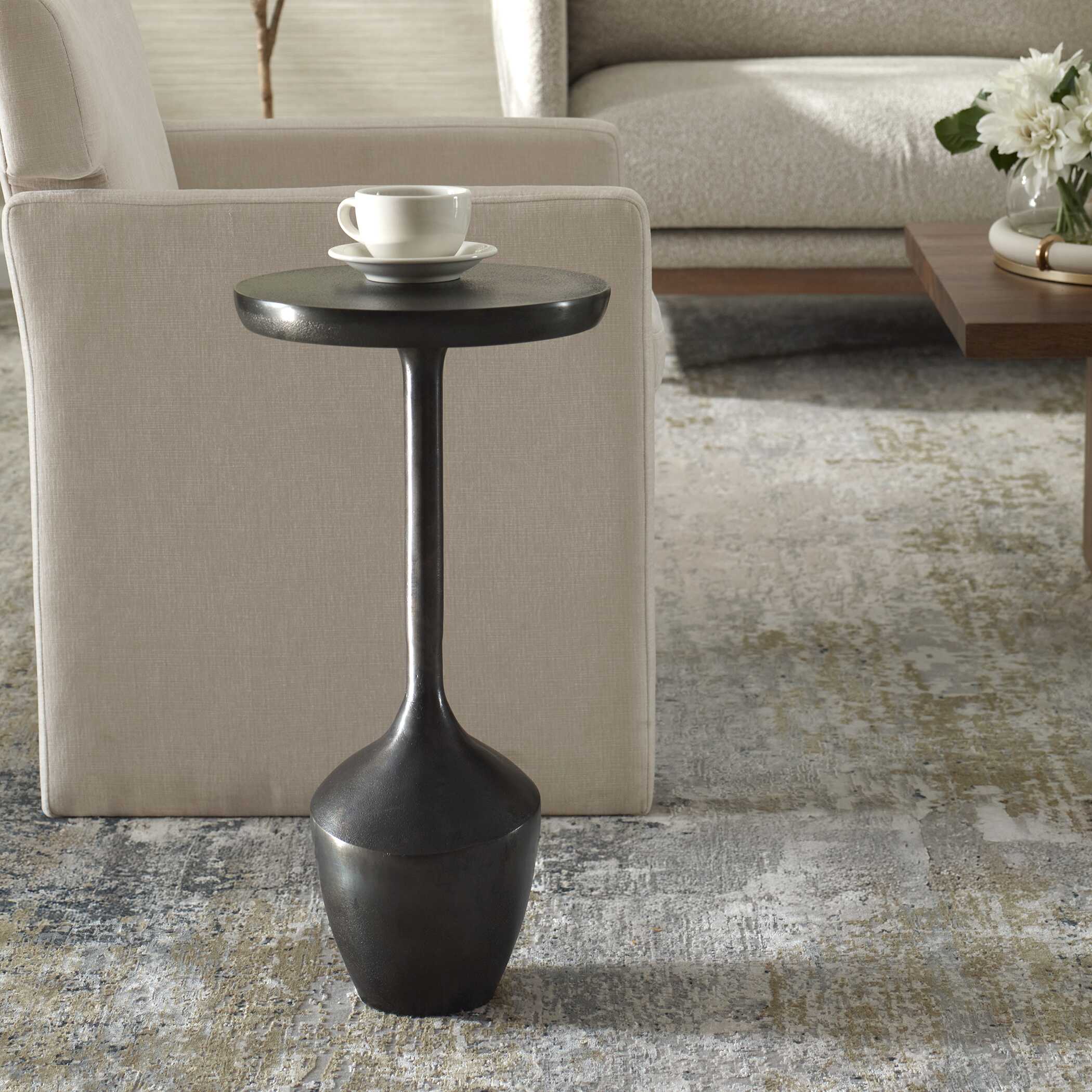 Furnishings Discovery Direct Home Decor Organic Worn Look Accent Table