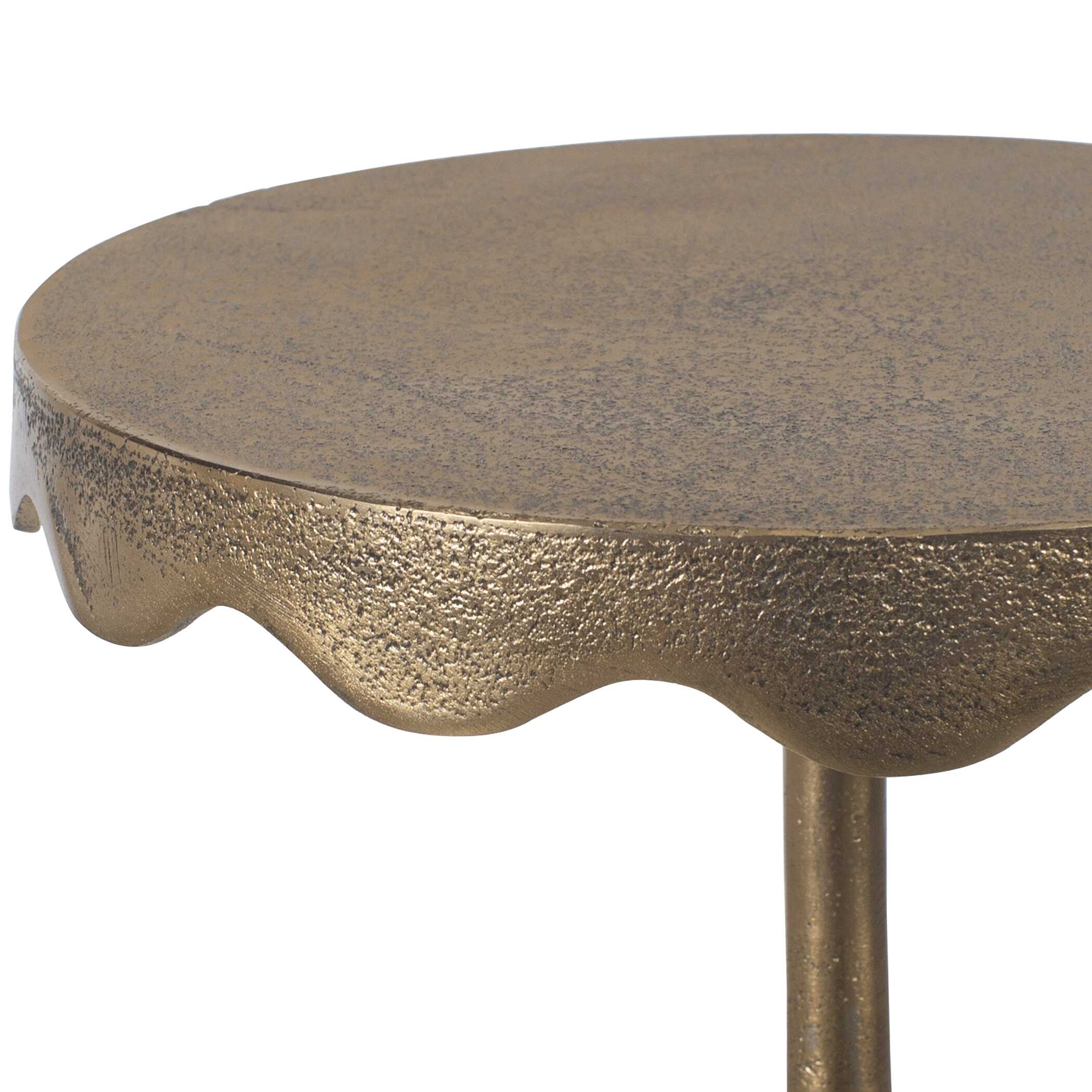 Furnishings Discovery Direct Home Decor Scalloped Accent Table