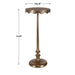 Furnishings Discovery Direct Home Decor Scalloped Accent Table