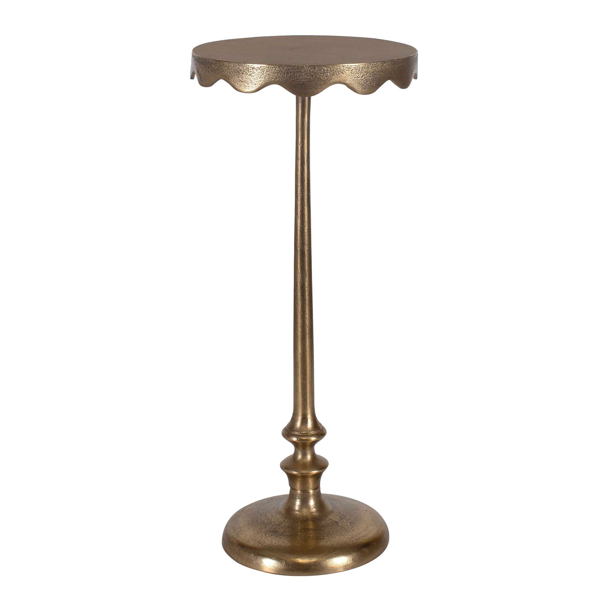 Furnishings Discovery Direct Home Decor Scalloped Accent Table