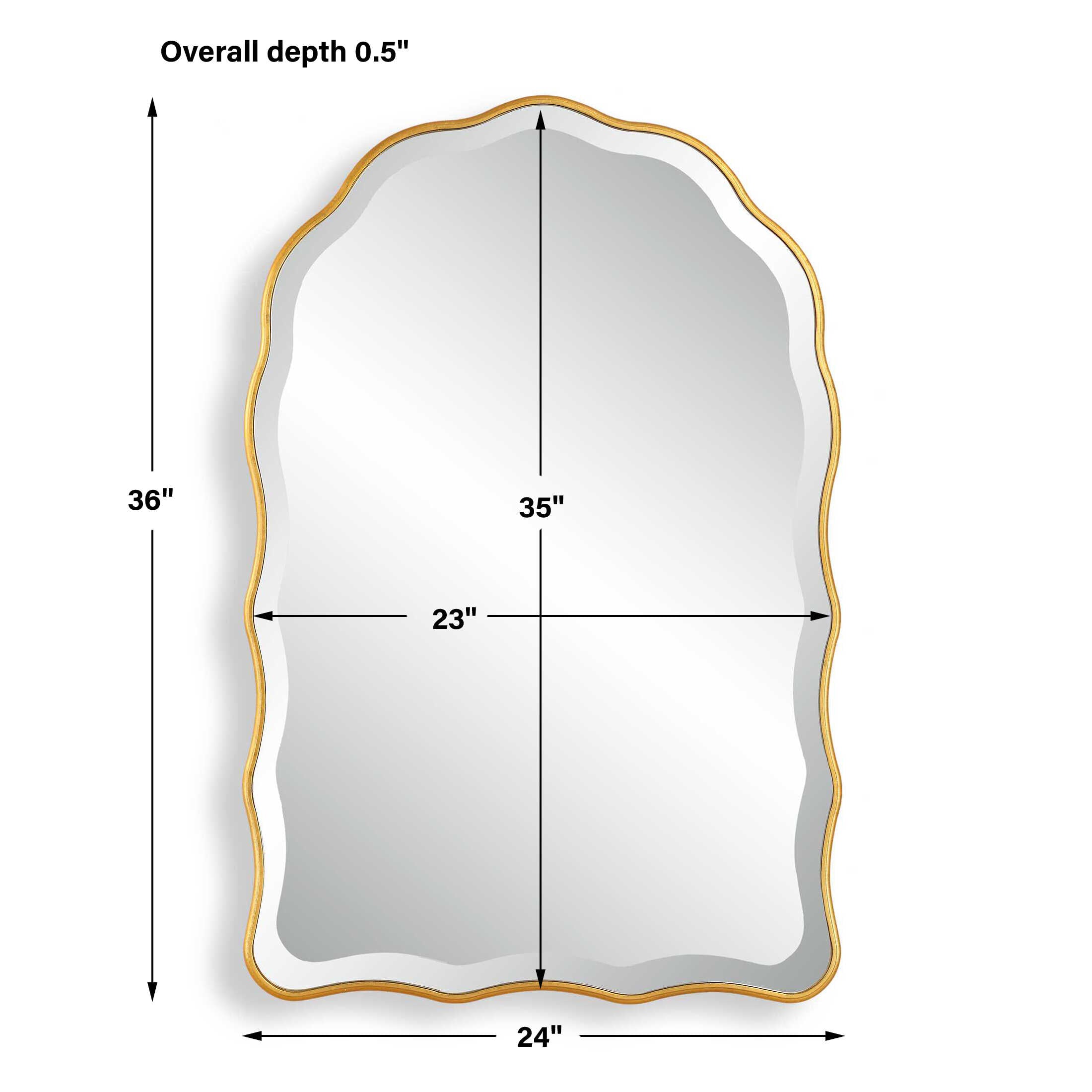 Furnishings Discovery Direct Home Decor Scalloped Arch Mirror