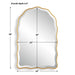 Furnishings Discovery Direct Home Decor Scalloped Arch Mirror