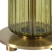 Furnishings Discovery Direct Home Decor Sleek Olive Green Glass Table Lamp