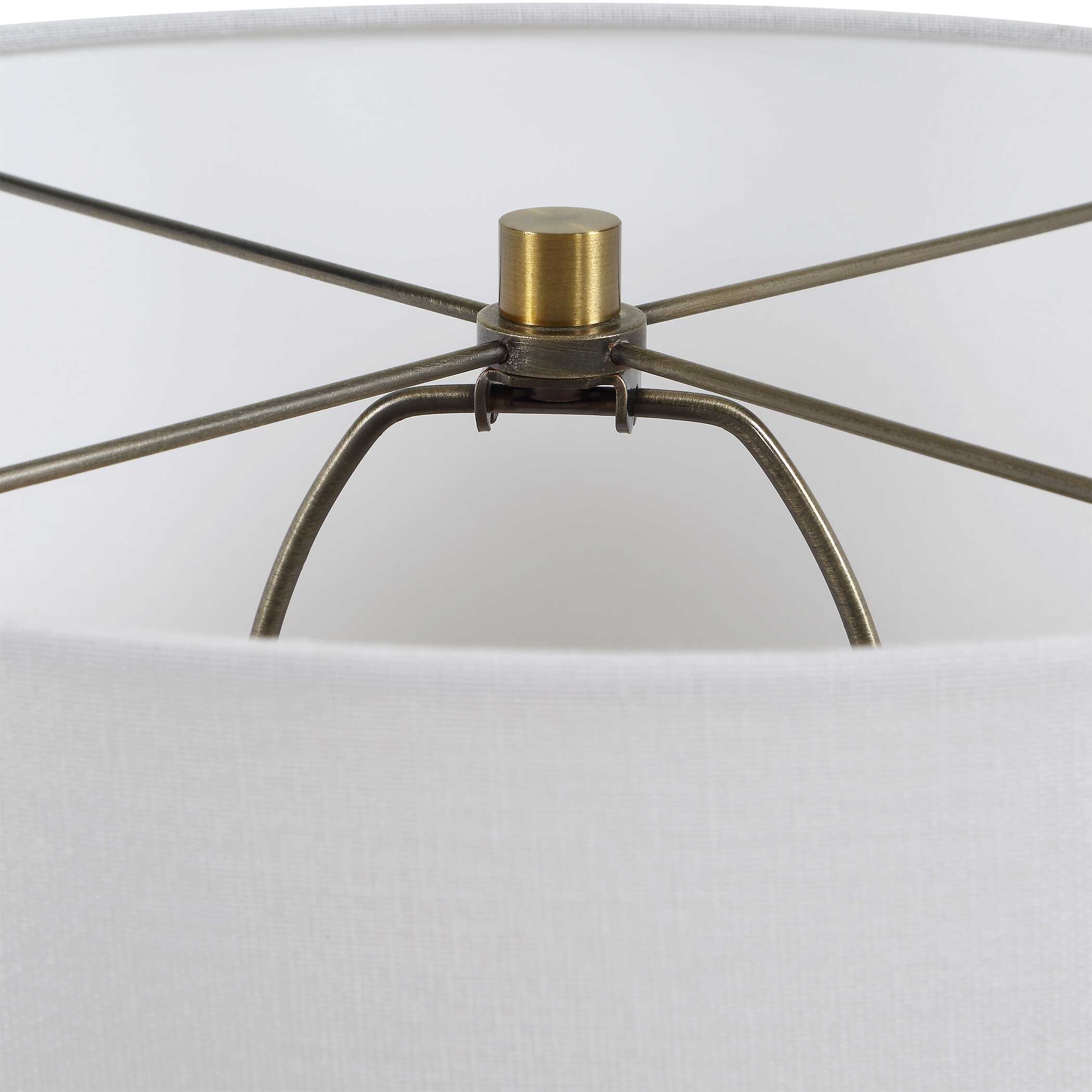 Furnishings Discovery Direct Home Decor Sleek Olive Green Glass Table Lamp