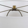 Furnishings Discovery Direct Home Decor Sleek Olive Green Glass Table Lamp