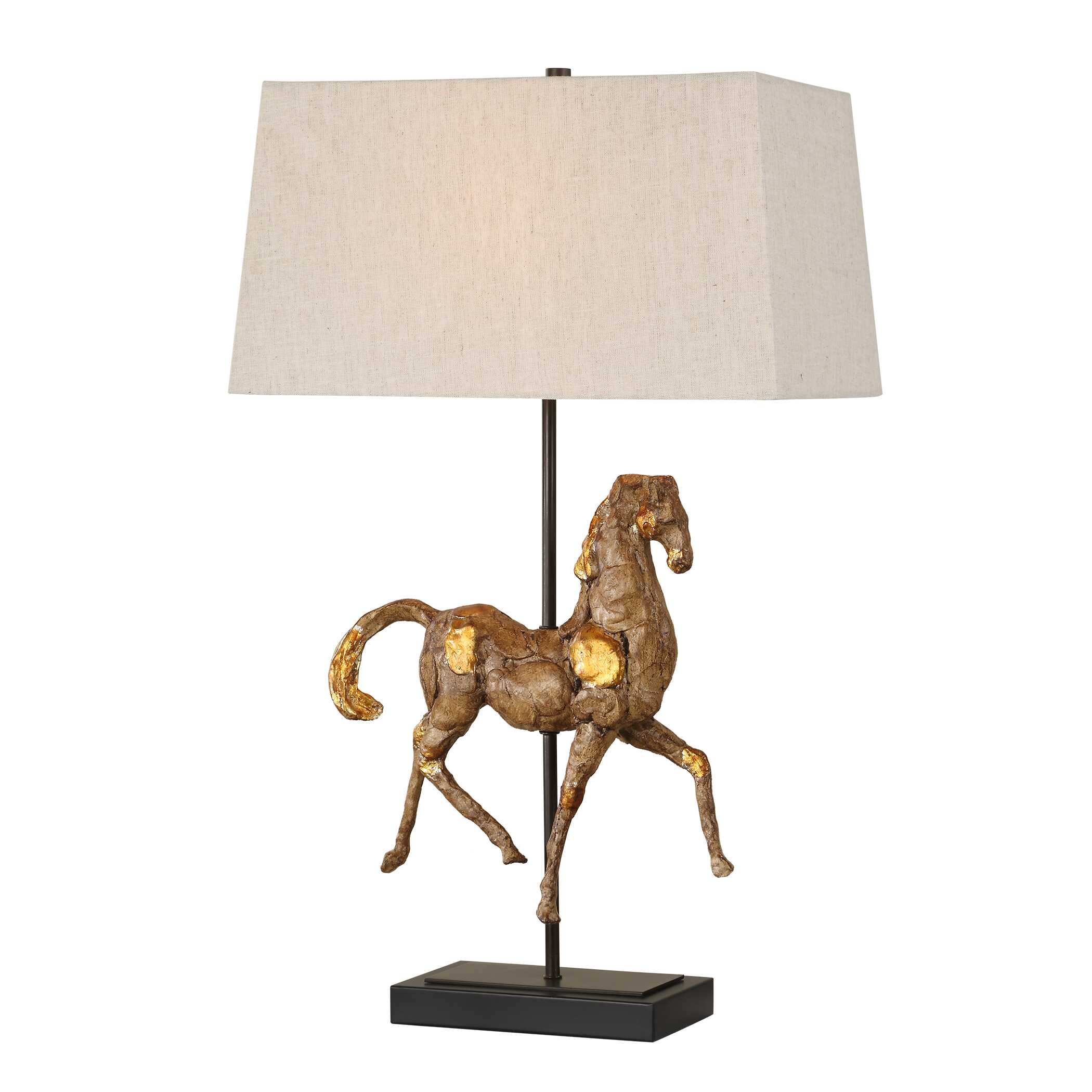 Furnishings Discovery Direct Home Decor Striking Horse Table Lamp