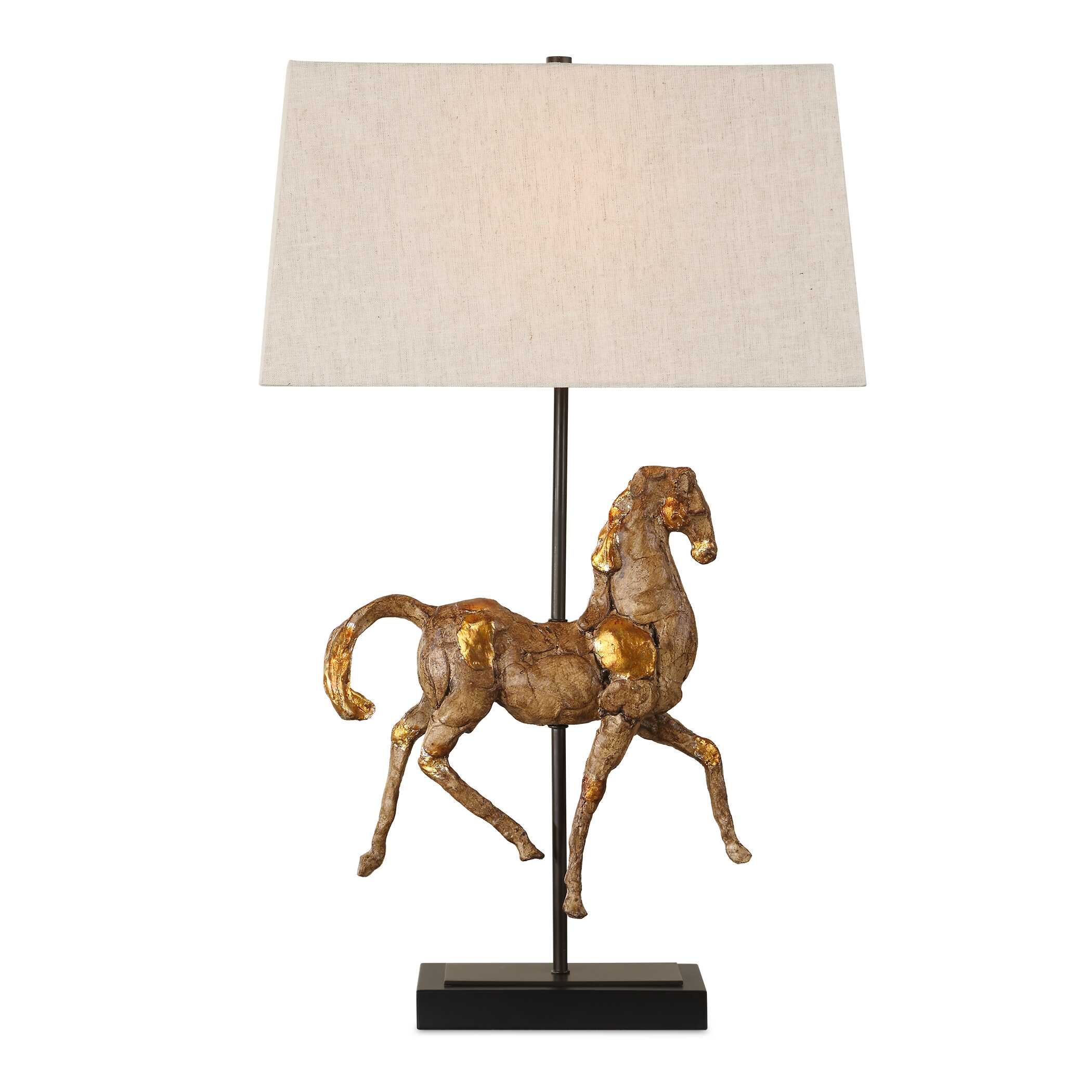 Furnishings Discovery Direct Home Decor Striking Horse Table Lamp