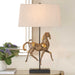 Furnishings Discovery Direct Home Decor Striking Horse Table Lamp