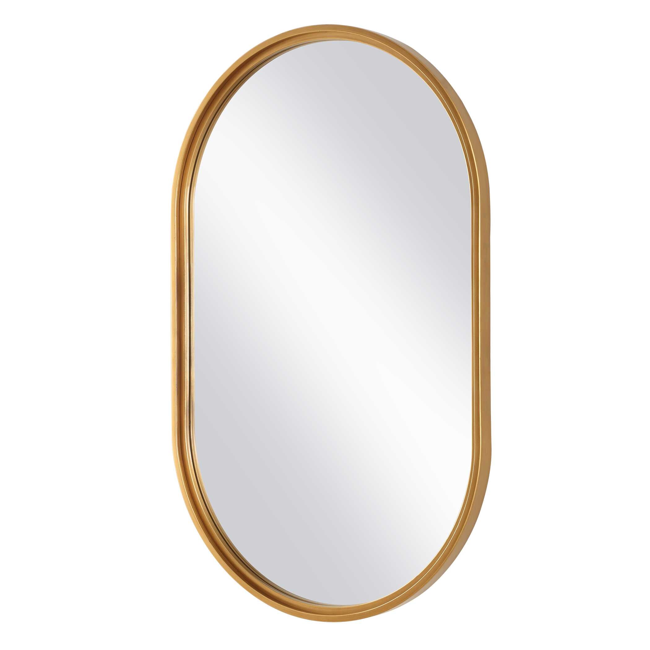 Furnishings Discovery Direct Home Decor The Pill Gold Mirror