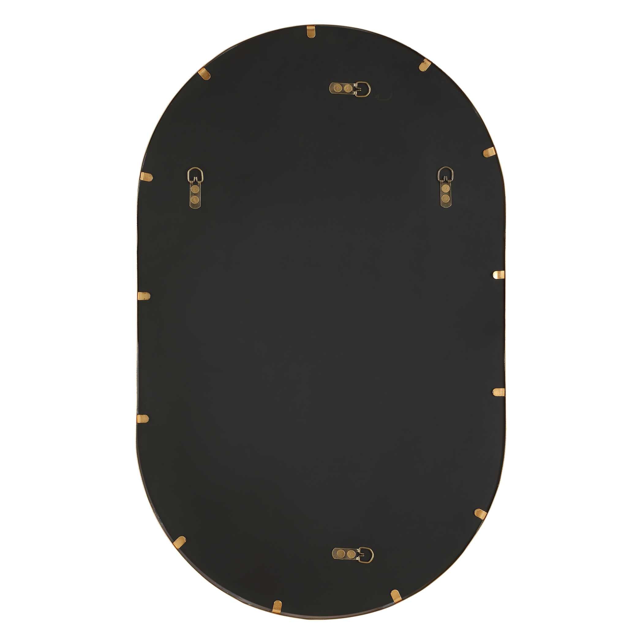Furnishings Discovery Direct Home Decor The Pill Gold Mirror