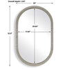Furnishings Discovery Direct Home Decor The Pill Silver Mirror