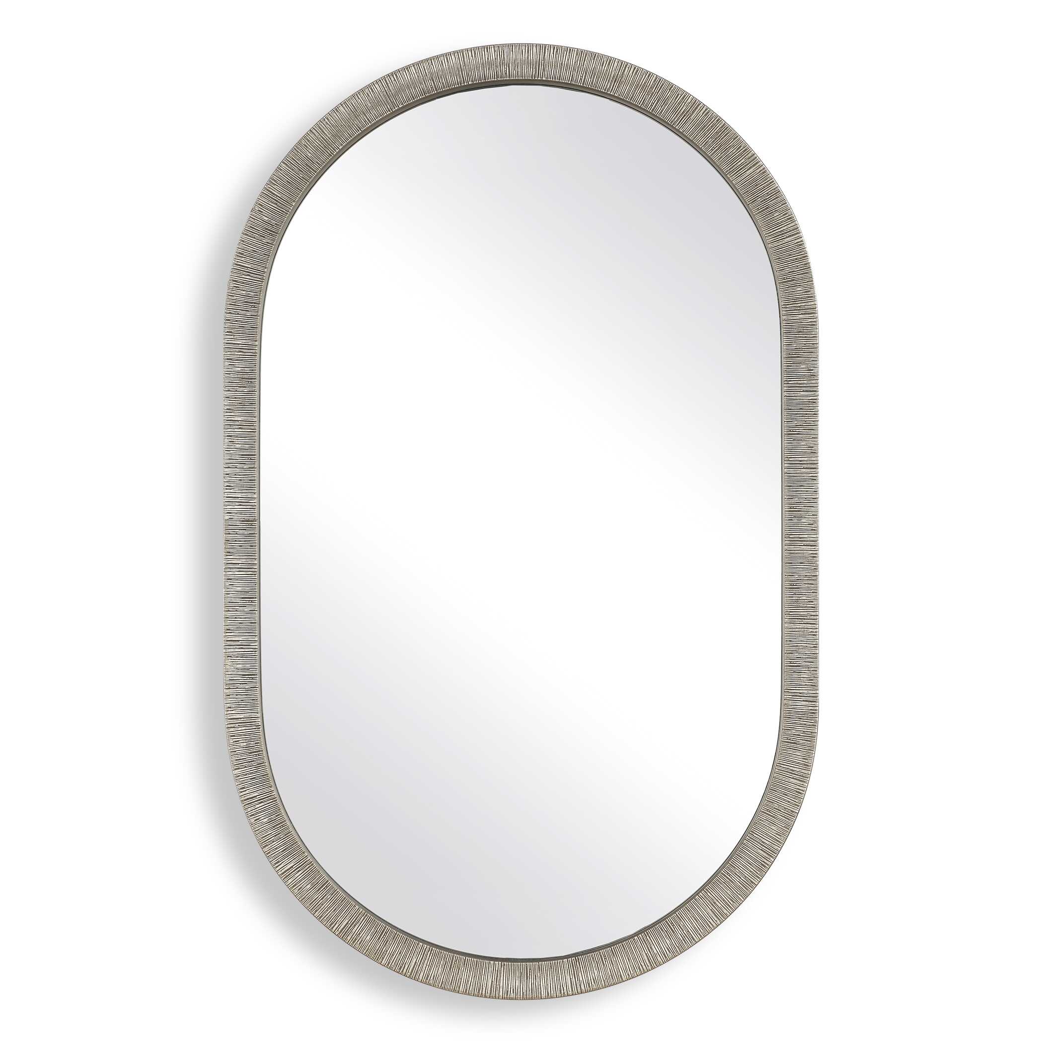 Furnishings Discovery Direct Home Decor The Pill Silver Mirror
