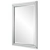 Furniture Direct Discount Home Decor Aged Pine Beveled Mirror