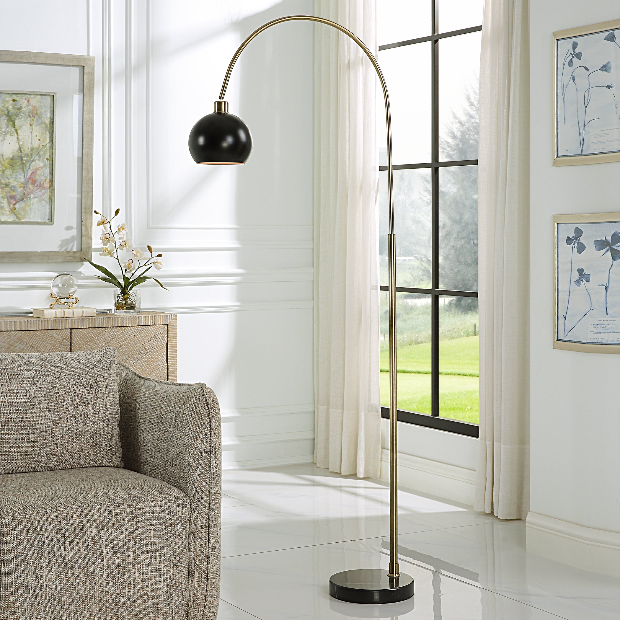 Furniture Direct Discount Lighting Arched Floor Lamp