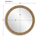 Furniture Direct Discount Home Decor Bella Rattan Mirror