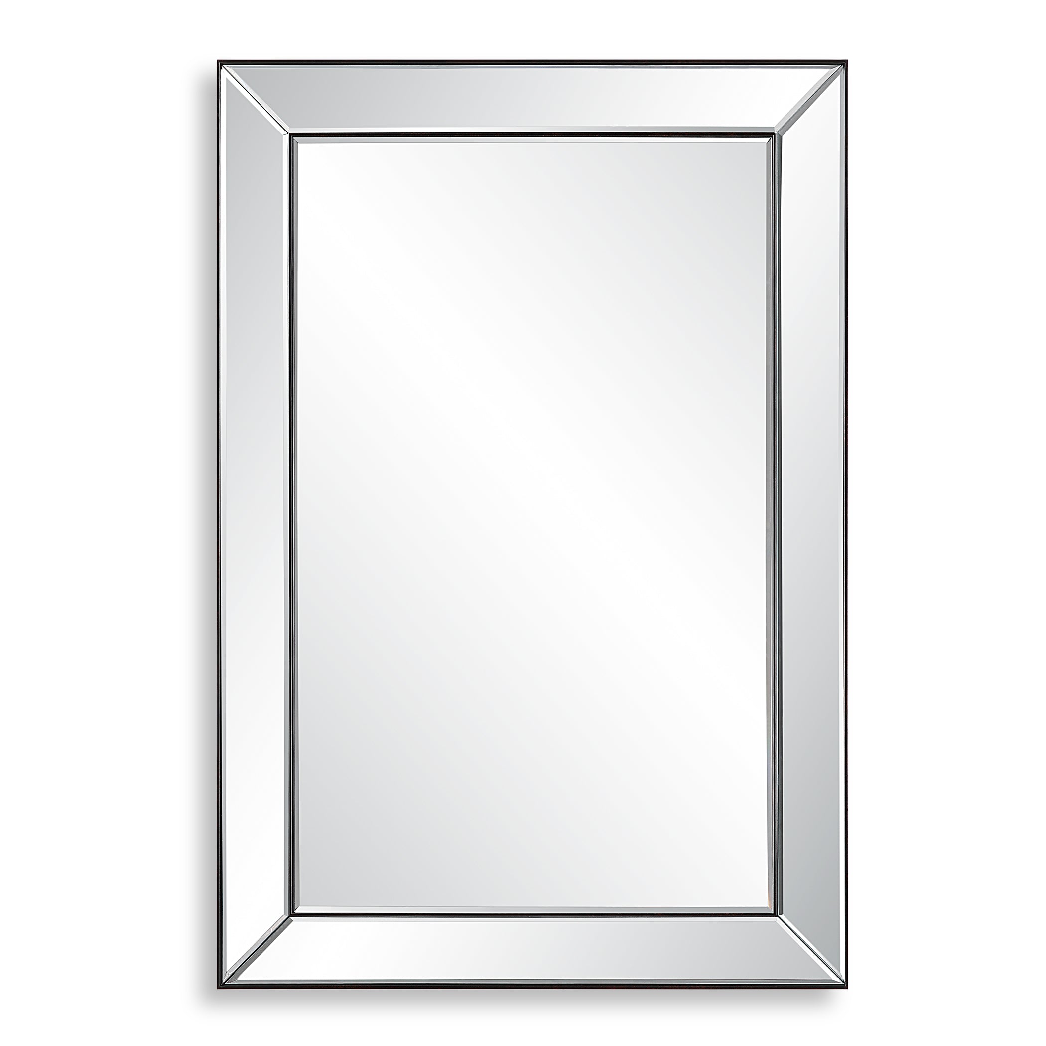 Furniture Direct Discount Home Decor Beveled Reflections Bronze Mirror