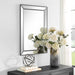 Furniture Direct Discount Home Decor Beveled Reflections Bronze Mirror