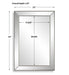 Furniture Direct Discount Home Decor Beveled Reflections Mirror