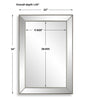 Furniture Direct Discount Home Decor Beveled Reflections Mirror