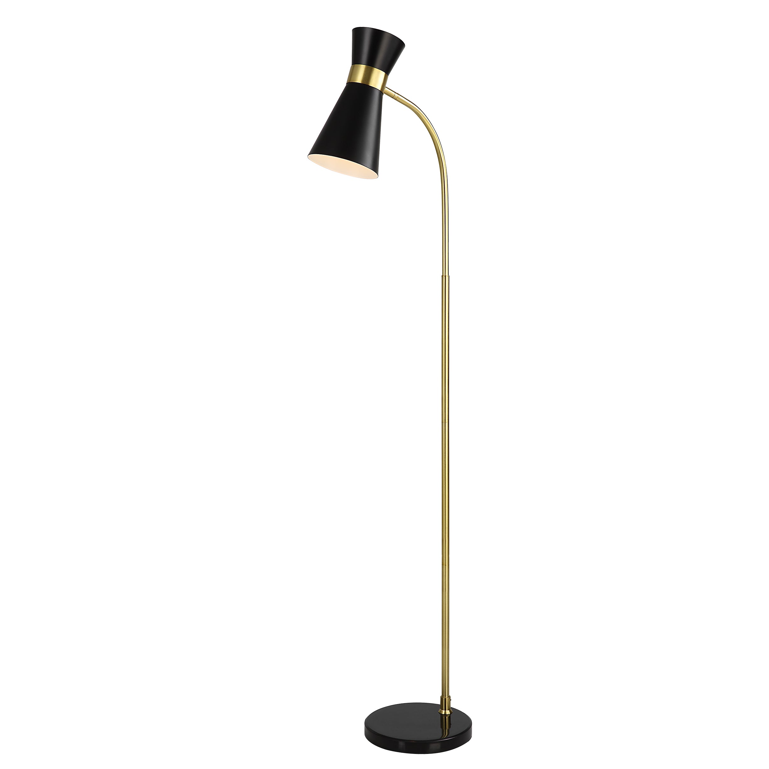 Furniture Direct Discount Lighting Black Cone Floor Lamp