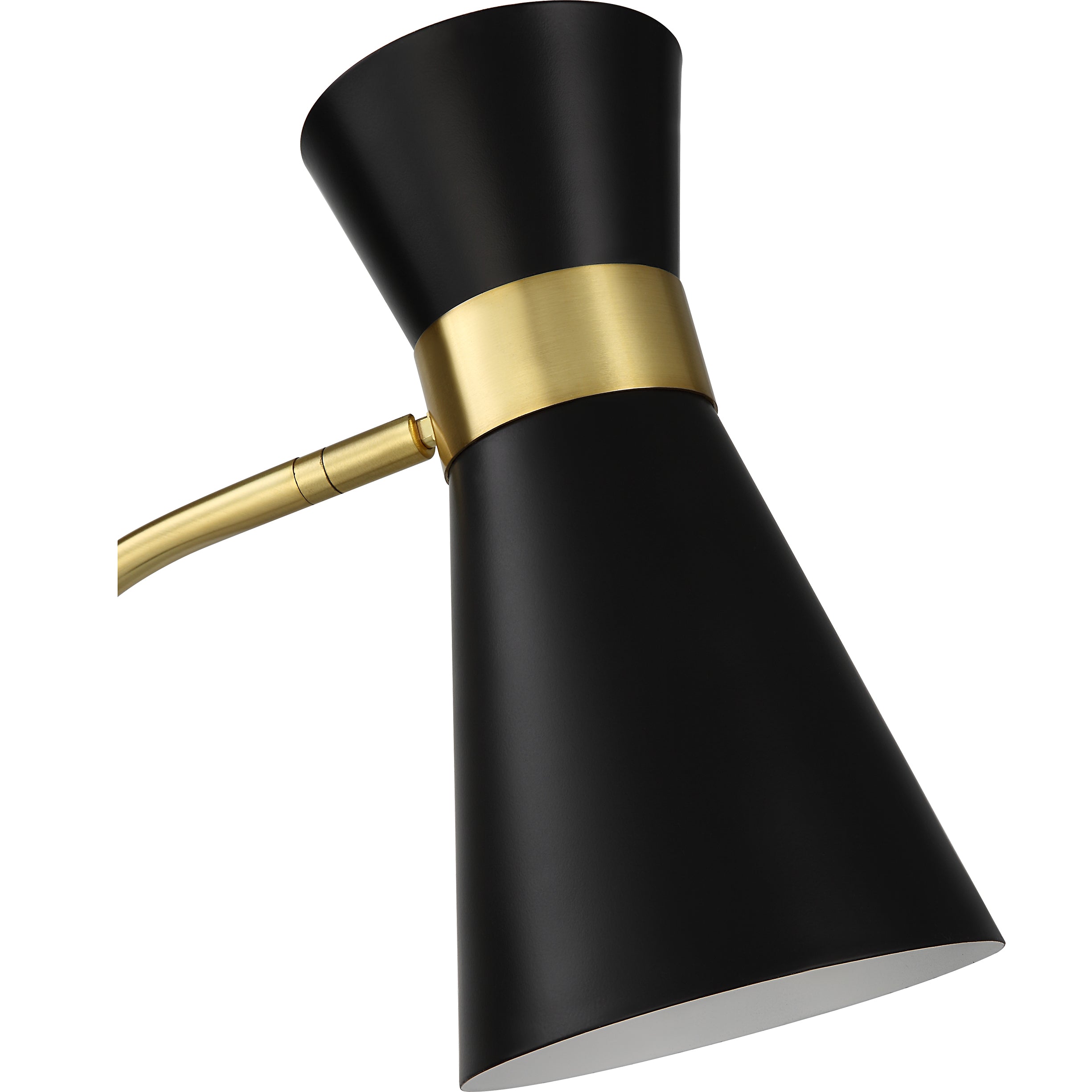 Furniture Direct Discount Lighting Black Cone Floor Lamp