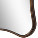 Furniture Direct Discount Home Decor Bronze Scalloped Mirror