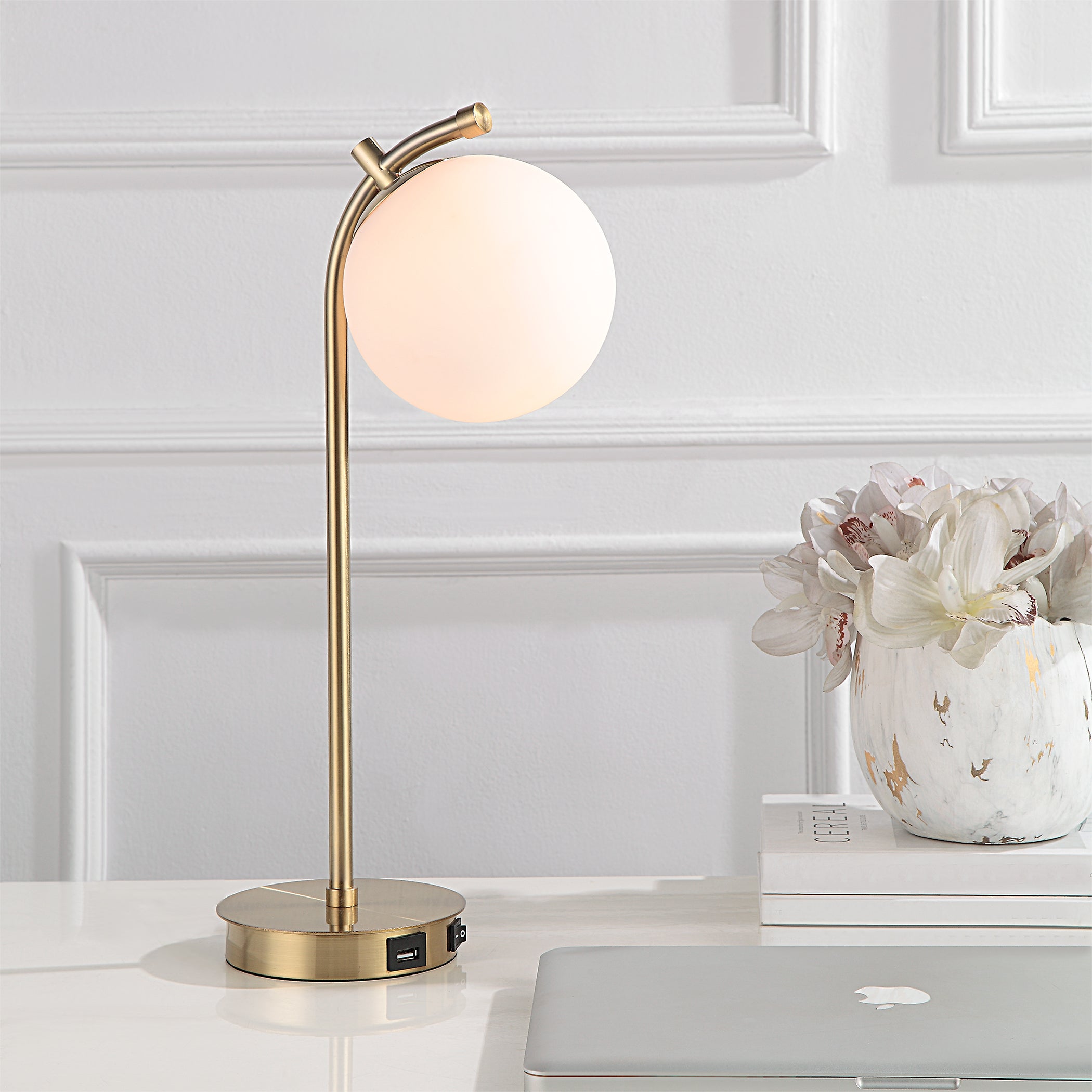 Furniture Direct Discount Lighting Contempo Globe Desk Lamp