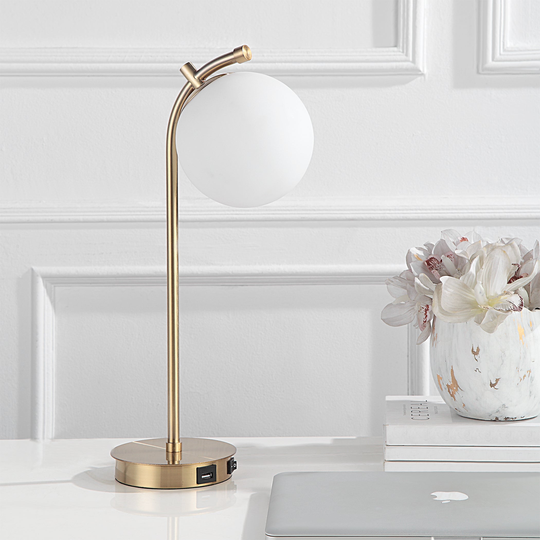 Furniture Direct Discount Lighting Contempo Globe Desk Lamp